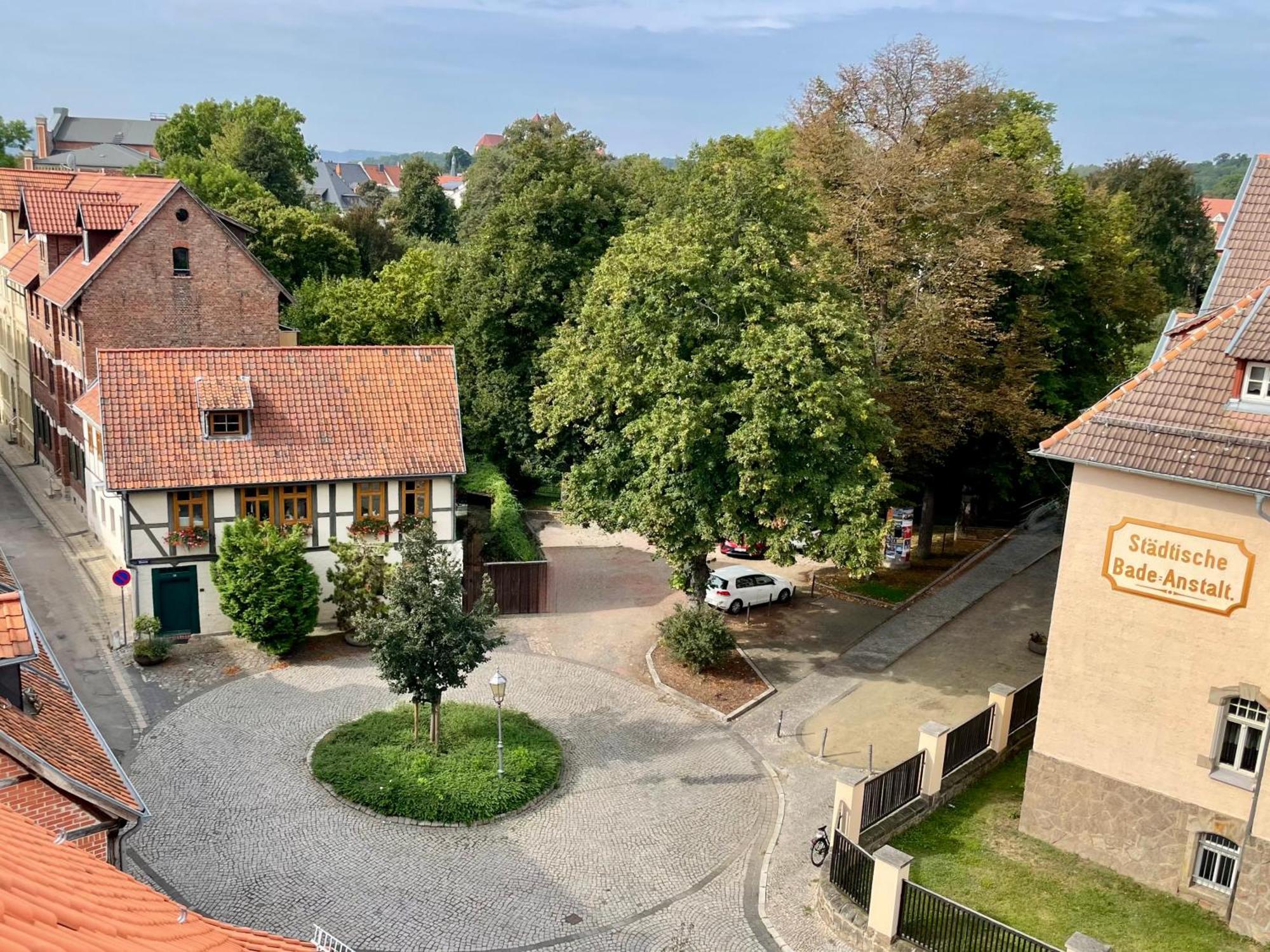 Ferienwohnung Am Quedlinburger Stadtbad Exterior foto